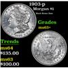 Image 1 : 1903-p Morgan Dollar $1 Grades Select+ Unc