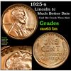 Image 1 : 1925-s Lincoln Cent 1c Grades Select Unc BN