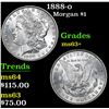 Image 1 : 1888-o Morgan Dollar $1 Grades Select+ Unc