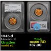 Image 1 : PCGS 1945-d Lincoln Cent 1c Graded ms66 rd By PCGS