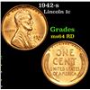 Image 1 : 1942-s Lincoln Cent 1c Grades Choice Unc RD