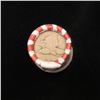 Image 3 : Mixed small cents 1c orig shotgun roll, 1913-s Wheat Cent, 1857 Flying Eagle other end