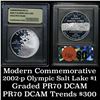 Image 1 : 2002-p Olympic Salt Lake . . Modern Commem Dollar 1 Grades GEM++ Proof Deep Cameo