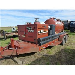 1990 DITCHWITCH FX30 TANDEM AXLE SELF CONTAINED STEAMER/HYDROVAC UNIT