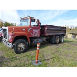 APPROXIMATELY 1980 FORD 9000 GRAVEL TRUCK