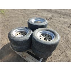 6 - 15" TIRES C/W MAGS
