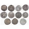 Image 1 : ARAB-SASANIAN: LOT of 11 silver drachms: A-1, in the name of Yazdigerd