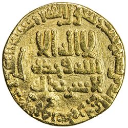 ABBASID: al-Rashid, 786-809, AV dinar (3.85g), NM (Egypt), AH189. F