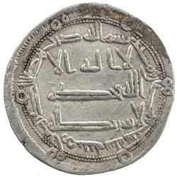 ABBASID: al-Rashid, 786-809, AR dirham (2.90g), Arminiya, AH186. VF-EF