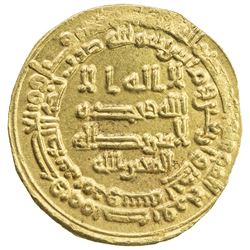 ABBASID: al-Mutawakkil, 847-861, AV dinar (4.24g), Marw, AH241. EF-AU