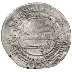 ABBASID: al-Mu'tadid, 892-902, AR dirham (3.98g), Ardabil, AH282. F-VF
