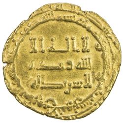 ABBASID: al-Radi, 934-940, AV dinar (3.92g), Tustar min al-Ahwaz, AH323. VF