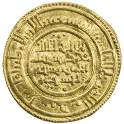 ALMORAVID: Yusuf, 1087-1106, AV dinar (4.09g), Sijilmasa, AH486. EF