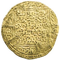 ZIYANID: Abu Ziyan Muhammad II, 1394-1399, AV dinar (4.42g), Tilimsan (Tlemcen), ND. VF