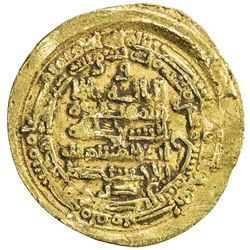 IKHSHIDID: Abu'l-Qasim, 946-961, AV dinar (4.18g), Filastin, AH337. VF