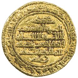 FATIMID: al-Qa'im, 934-946, AV dinar (4.18g), al-Mahdiya, AH325. VF