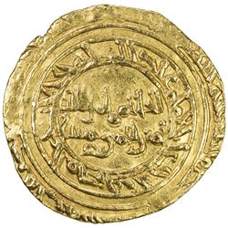 FATIMID: al-Hakim, 996-1021, AV dinar (4.13g), al-Mansuriya, DM. VF