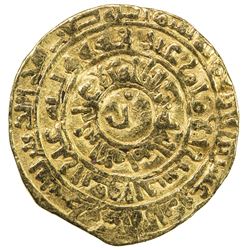 FATIMID: al-Zahir, 1021-1036, AV dinar (4.12g), Filastin, AH423. F-VF