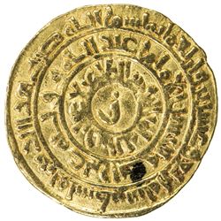 FATIMID: al-Zahir, 1021-1036, AV dinar (4.03g), Filastin, AH424. VF