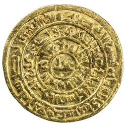 FATIMID: al-Zahir, 1021-1036, AV dinar (4.25g), Misr, AH424. VF