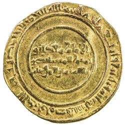 FATIMID: al-Mustansir, 1036-1094, AV dinar (3.91g), Misr, AH433. VF