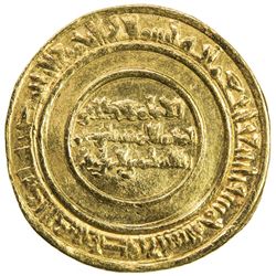 FATIMID: al-Mustansir, 1036-1094, AV dinar (4.35g), Sur (Tyre), AH435. VF-EF