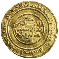 FATIMID: al-Mustansir, 1036-1094, AV dinar (4.27g), Misr, AH436. VF-EF