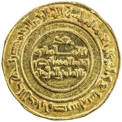 FATIMID: al-Mustansir, 1036-1094, AV dinar (4.26g), Misr, AH437. AU