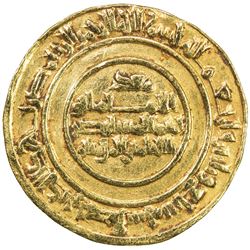 FATIMID: al-Mustansir, 1036-1094, AV dinar (4.17g), Sur (Tyre), AH437. VF-EF
