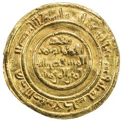 FATIMID: al-Mustansir, 1036-1094, AV dinar (4.11g), 'Akka (Acre), AH463. EF