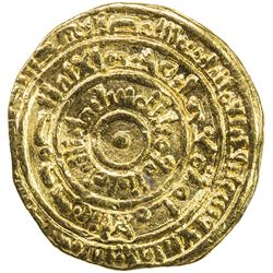 FATIMID: al-Mustansir, 1036-1094, AV dinar (4.07g), al-Iskandariya, AH464. VF