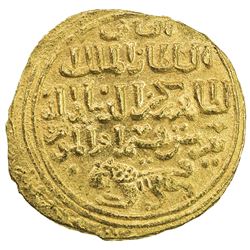 BAHRI MAMLUK: Baybars I, 1260-1277, AV dinar (5.36g), al-Iskandariya, DM. EF