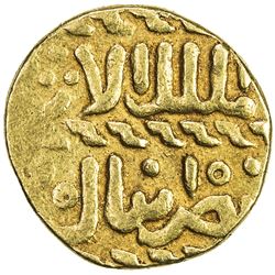 BURJI MAMLUK: Aynal, 1453-1461, AV ashrafi (3.07g), NM, ND. VF