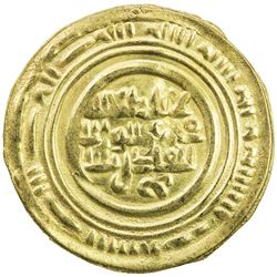 ZIYADID: al-Muzaffar b. 'Ali, 983-1044, AV dinar (2.56g), Zabid, blundered date. VF-EF
