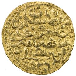 OTTOMAN EMPIRE: Suleyman I, 1520-1566, AV sultani (3.48g), Belgrade (Bulghrad), AH926. VF