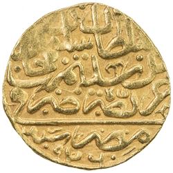 OTTOMAN EMPIRE: Suleyman I, 1520-1566, AV sultani (3.49g), Misr, AH926. VF-EF