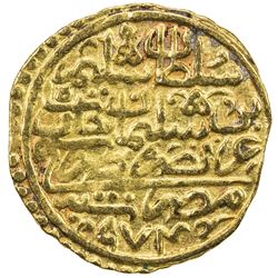 OTTOMAN EMPIRE: Selim II, 1566-1574, AV sultani (3.48g), Misr, AH974. VF