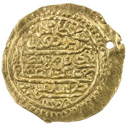 OTTOMAN EMPIRE: Mehmet IV, 1648-1687, AV sultani (3.40g), Tarabulus Gharb (Tripoli), AH1078. VF