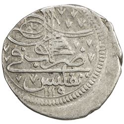 GEORGIA: Ahmed III, 1723-1730, AR mahmudi (2 shahi) (2.68g), Tiflis, AH1115. VF