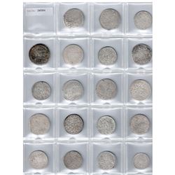 TUNIS: LOT of 27 coins, average VF to XF conditions