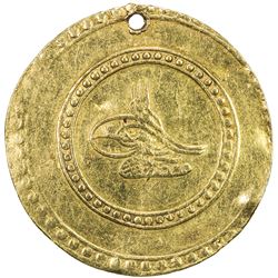 TURKEY: Mustafa III, 1757-1774, AV 1 1/2 altin (4.65g), Islambul, AH1171 year 1. VF