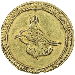 TURKEY: Mustafa IV, 1807-1808, AV sultani (3.17g), Kostantiniye, AH1222 year 1. EF