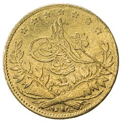 TURKEY: Abdul Mejid, 1839-1861, AV 50 kurush, Kostantiniye, AH1255 year 11. F