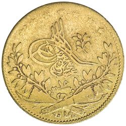 TURKEY: Abdul Mejid, 1839-1861, AV 50 kurush, Kostantiniye, AH1255 year 15. F