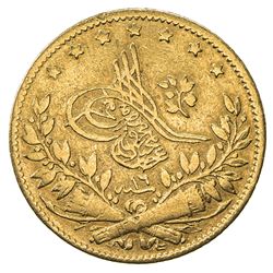 TURKEY: Abdul Mejid, 1839-1861, AV 50 kurush, Kostantiniye, AH1255 year 16. F