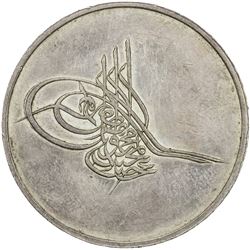 TURKEY: Abdul Mejid, 1839-1861, AR medal (23.59g), AH1266. UNC