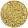 Image 2 : TURKEY: Abdul Hamid II, 1876-1909, AV 100 kurush, Kostantiniye, AH1293 year 34. AU