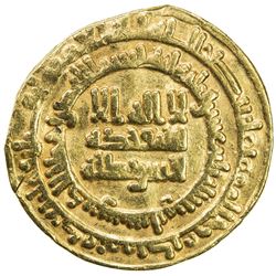 SAMANID: Nasr II, 914-943, AV dinar (4.35g), Nishapur, AH313. VF