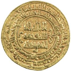SAMANID: Nasr II, 914-943, AV dinar (4.42g), Nishapur, AH331. VF