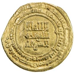 SAMANID: Nuh II, 943-954, AV dinar (4.31g), Nishapur, AH332. VF